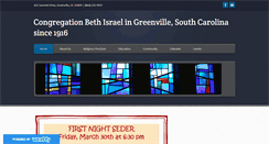 Desktop Screenshot of bethisraelsc.org